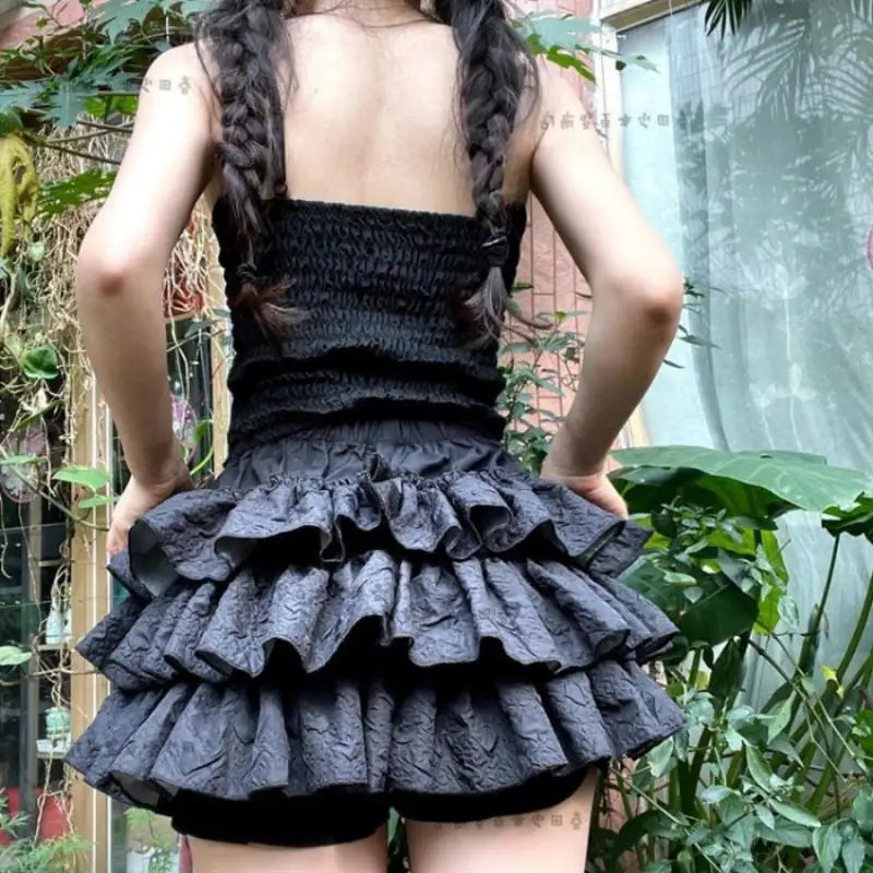 Jupe Lolita Femme à Volants – Style Kawaii & Vintage
