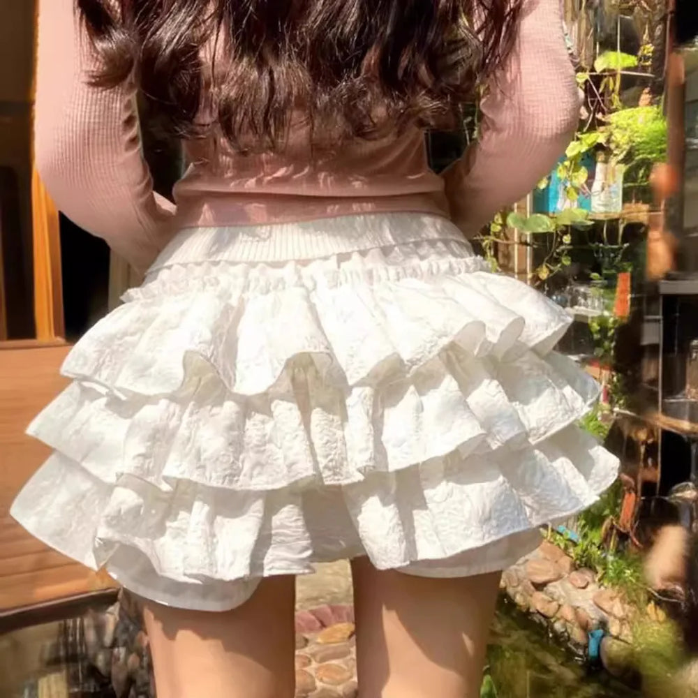 Jupe Lolita Femme à Volants – Style Kawaii & Vintage